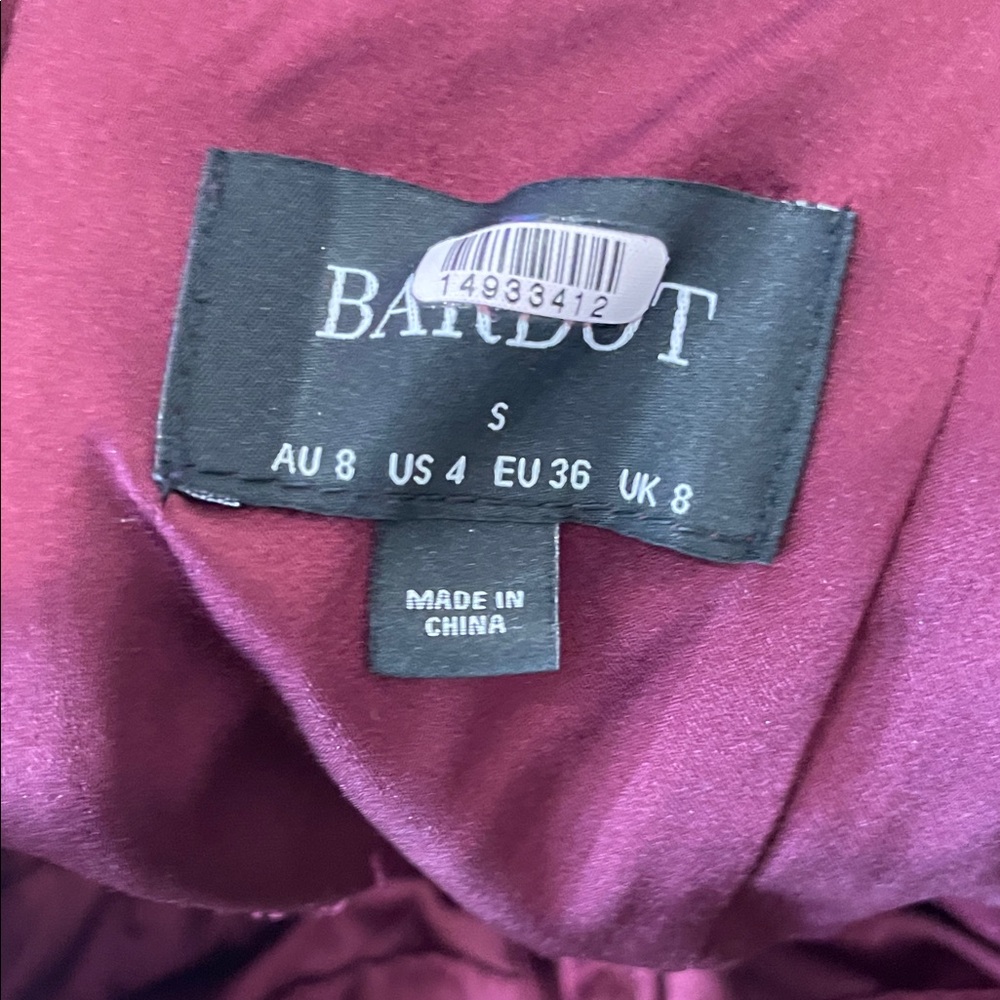 Bardot Velour Corset Mini Dress, S - Picture 3 of 10